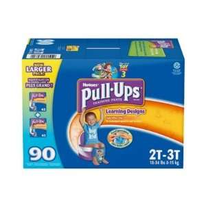 Huggies Pull Ups Training Pants for Boys, Size 2T 3T (18 34 lbs.), 90 