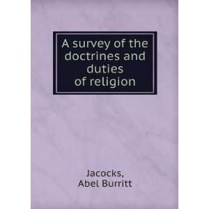   of the doctrines and duties of religion Abel Burritt Jacocks Books