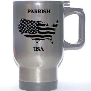  US Flag   Parrish, Florida (FL) Stainless Steel Mug 
