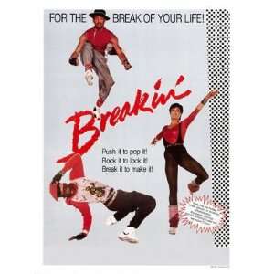  Retro Music Prints Breakin   Hip Hop Dance Movie   15 