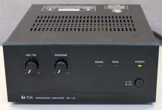 TOA Corporation BG 130 Integrated Amplifier  