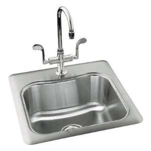 Kohler K 3363 Staccato Single Basin Self Rimming Entertainment Sink
