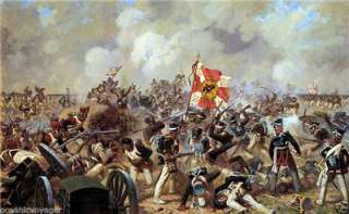 1812 Russian Print French War Napoleon Battle Borodino  