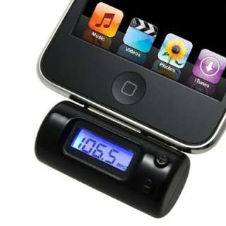 FM Transmitter With Car Charger Remote for iPhone 4 3GS 3G 2G iPod 