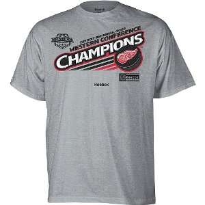   Red Wings 2009 Western Conference Champions Locker Room Youth T shirt