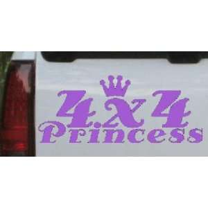 Purple 16in X 37.9in    4X4 Princess Off Road Car Window Wall Laptop 