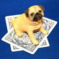 Pug Poker Card Cover Guard Marker Protector Dog WSOP  
