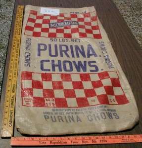 Purina Chows Farm Feed Sack Micro Mixed 253  