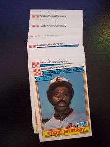1984 Topps Purina 1st Annual Collectors Edition SET  