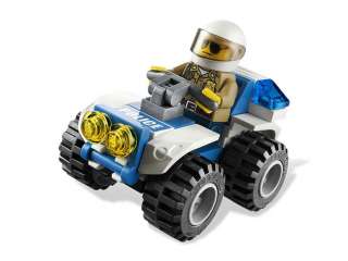   4437 City Forest Police Sets Minifigures Robber ATV Vehicle Car  