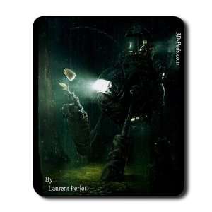  3D CG Mousepad, Image Entitled Steam Fairy