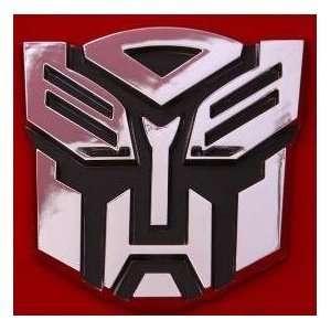   Autobot Car Chrome Badge Emblem 3D Logo (High Quality Chrome Design