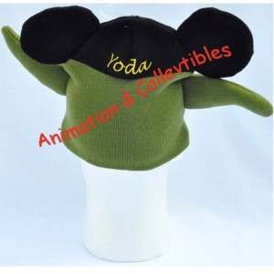DISNEY Star Wars Yoda Jedi Mickey Mouse Ears Head Hat Beanie Clothing 