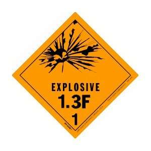  Explosive 1.3F Label, 4 X 4, hml 463, 500 Per Roll 