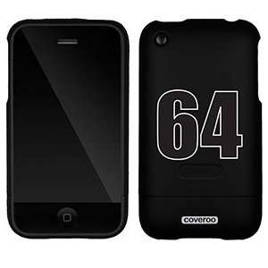    Number 64 on AT&T iPhone 3G/3GS Case by Coveroo Electronics