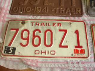LOT OF 74 VINTAGE COLLECTIBLE AUTOMOBILIA LICENSE PLATES 1920S TO 