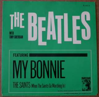 Beatles My Bonnie/The Saints MGM K 13213 Near Mint Original US Picture 