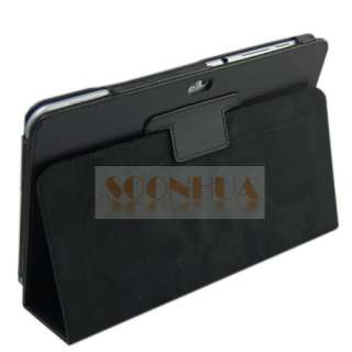 Leather Cover Case For Samsung Galaxy Tab 8.9 P7300 P7310 Black  