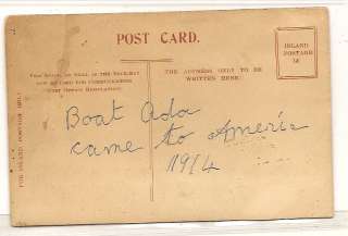 GREAT BRITAIN Unusual SILK postcard SHIP RMS BALTIC  