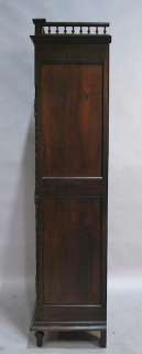 FINELY CARVED ANTIQUE FRENCH BRITTANY ONE DOOR CABINET BONNETIERE IN 