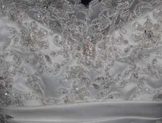 Org$899 Mori Lee Ivory 14 Informal Wedding Ball Gown Bridal Dress 