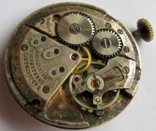 used ETA 2390 21j. 3 adjustments complete watch movement for parts 