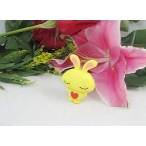   Cute Rabbit with Pink Heart style USB flash drive(Yellow) Electronics