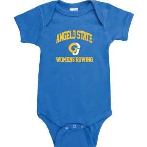  Angelo State Rams Royal Blue Womens Rowing Arch Baby 