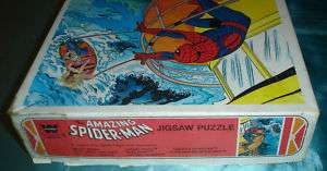 VINTAGE 1983 SPIDER MAN JIGSAW PUZZLE MARVEL COMICS  