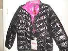 ZeroXposur womens extra light down sweater jacket COAT Black size M 