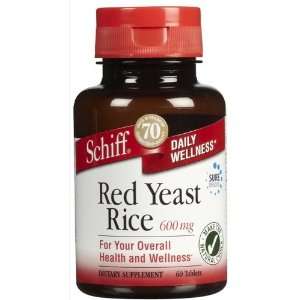  Schiff Antioxidants Red Yeast Rice 60 tablets Health 