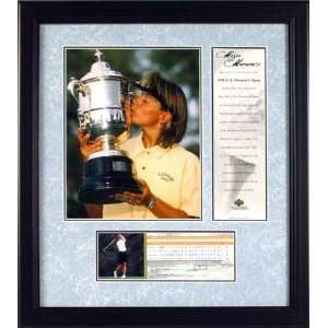  UD Annika Sorenstam 17x19 Framed 1996 US Open Sports 