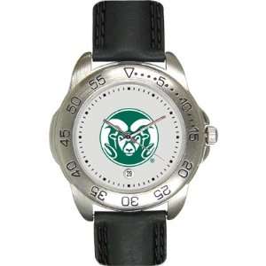  Colorado State University Rams Mens Leather Sports Watch 