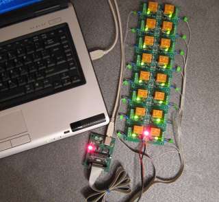 USB 16 Channel Relay Board   Automation Robotics 12V  