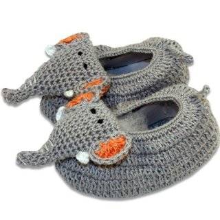 Best of Chums Crochet Booties   Elephant, 0 12 Months