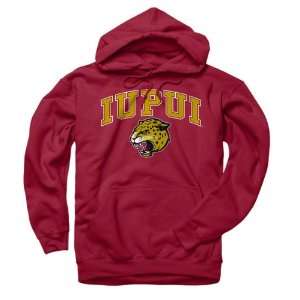  IUPUI Jaguars Crimson Perennial II Hooded Sweatshirt 
