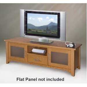  65 Inch Wide Credenza Unit   TV Stand Audio Rack Combo 