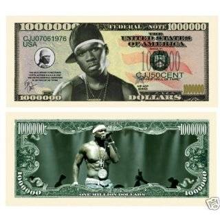 Curtis Jackson (50 Cent) Million Dollar Bills (5/$3.00)