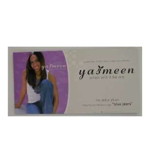  Yasmeen When Will It be Me Poster 2 sided 