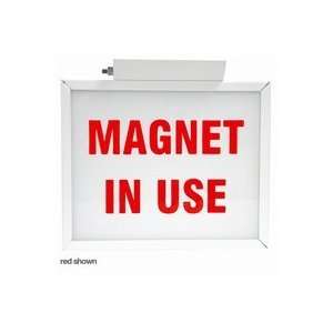  One Sided MRI Lighted Sign, Green, Magnet In Use Health 