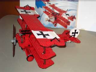 LEGO 10024 Red Baron 100% Complete CLEAN Rare Fokker  
