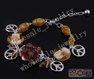 wholesale 12strands crystal&CCB handwork bracelets  