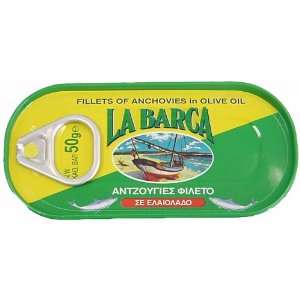 La Barca Flat Fillets of Anchovies in Olive Oil  Grocery 
