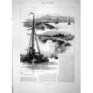   1893 DUTCH EEL SKEYOTS CANVEY ISLAND ESSEX BOATS HAVEN