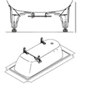   5030 N/A Kaldewei Accessories Leveling Feet for Kaldewei Tubs 5030