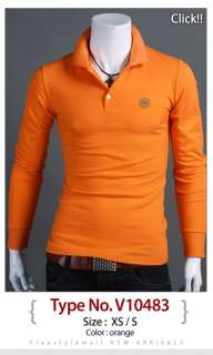 FSM Brand New Mens Custom Long Sleeve Polo Shirts Collection 1 Plain 