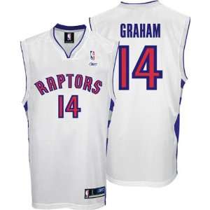 Joey Graham White Reebok NBA Replica Toronto Raptors Youth Jersey 