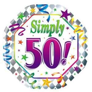  Marvelous 50th Birthday 8 inch Foil Plates Kitchen 