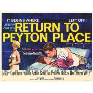  Return to Peyton Place Movie Poster (27 x 40 Inches   69cm 