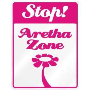  New  Stop  Aretha Zone  Parking Sign Name